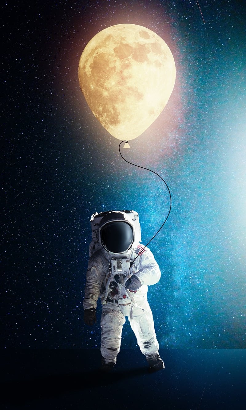 Astronaut on the Moon